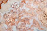 Polished Cotton Candy Agate Slab - Mexico #263892-1